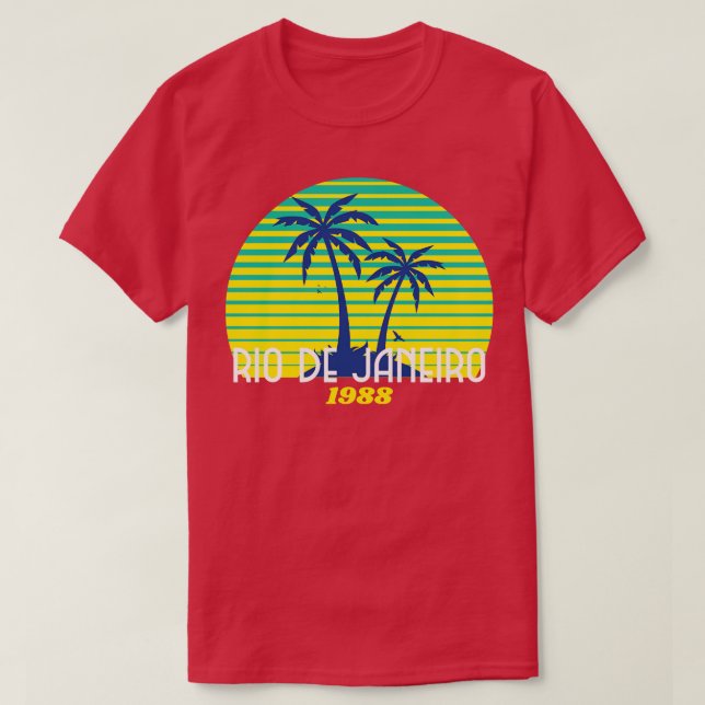 T-shirt rio de janeiro brésil brésil brésil (Design devant)