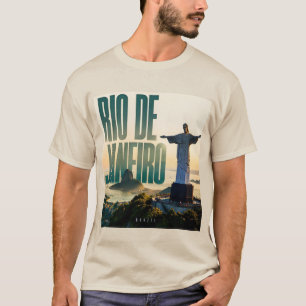 T-shirt Rio de Janeiro Brésil Plages & Horizons de Montagn