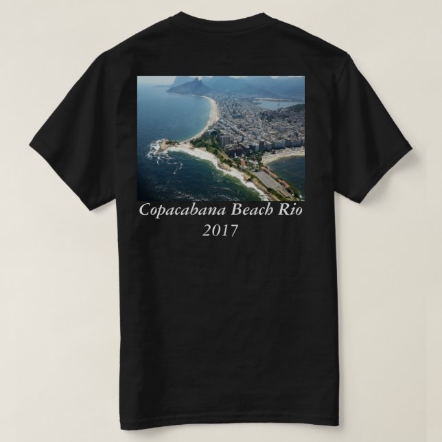 T-shirt Rio de Janeiro Copacabana Beach 2017 Photo Design (Design dos)