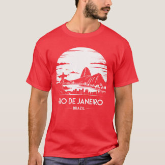T-shirt Rio De Janeiro Ville Brésil drôle