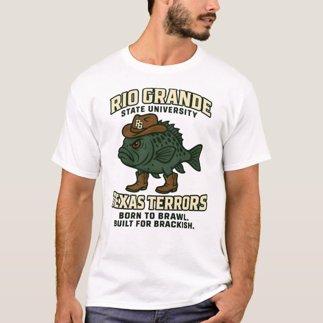 T-shirt Rio Grande State University - Texas Terrors (Devant)