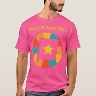 T-shirt Rio Rancho Nouveau-Mexique Vintage Souvenir désorg