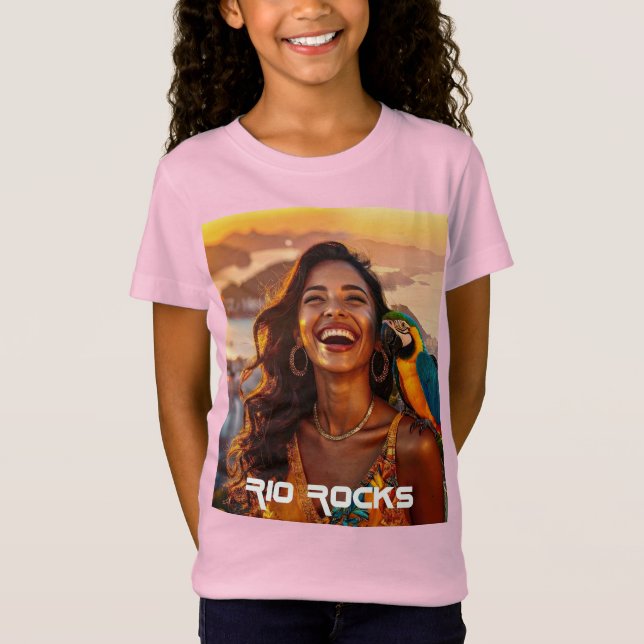 T-Shirt RIO ROCKS - BRÉSIL (Devant)
