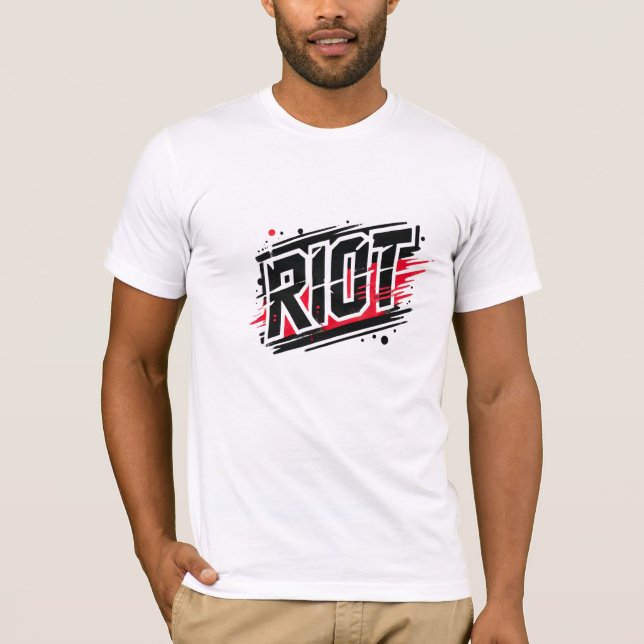T-shirt RIOT — Rebel dans le style ? ? (Devant)