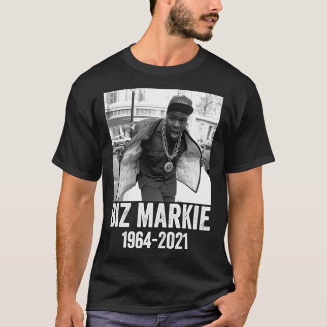 T-shirt Rip Biz Markie, Cool Rapper Biz Markie, Biz Markie (Devant)