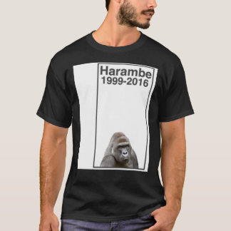 T-shirt Rip Harambe 1999-2016  