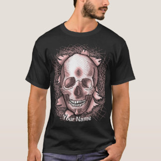 T-shirt Ripper crâne rouge
