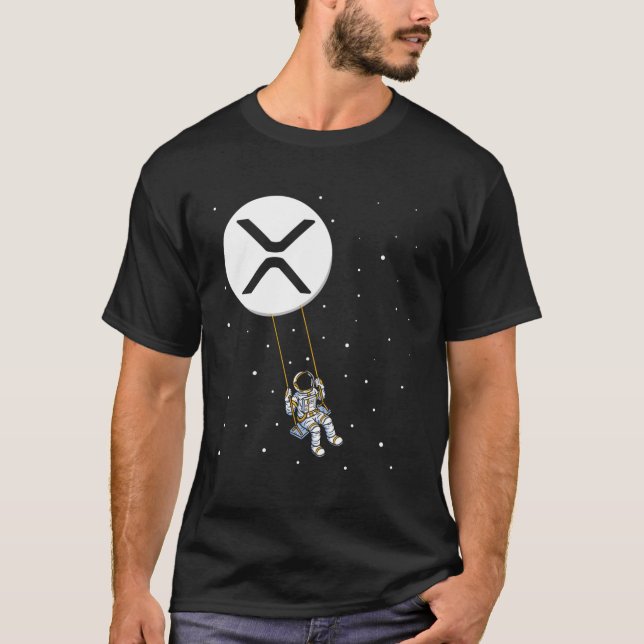 T-shirt Ripple Swing Xrp Trader CryptoCurrency Moon (Devant)