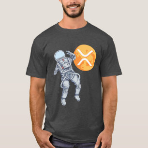 T-shirt Ripple XRP Cryptodevise -Astronaute de Crypto