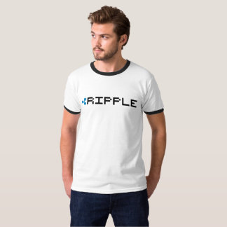 T-shirt Ripple XRP Logo 8-Bit | Maillot à col rond