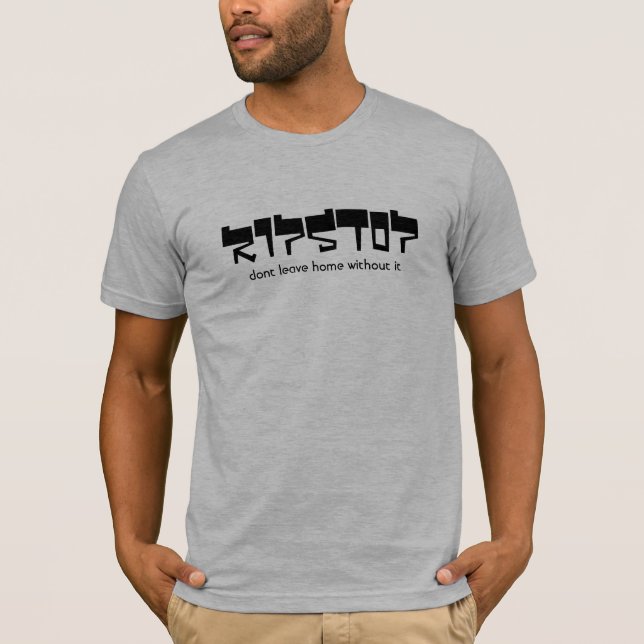 T-shirt RIPSTOP ne partent pas à la maison sans eux (Devant)