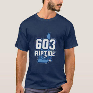 T-shirt Riptide 603 hommes avec nom et numéro