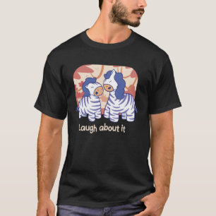 T-shirt Rire À Propos Zebra Safari Animaux