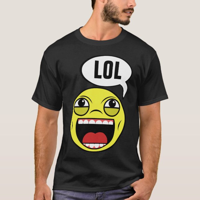 T-shirt Rire au visage fort (Devant)