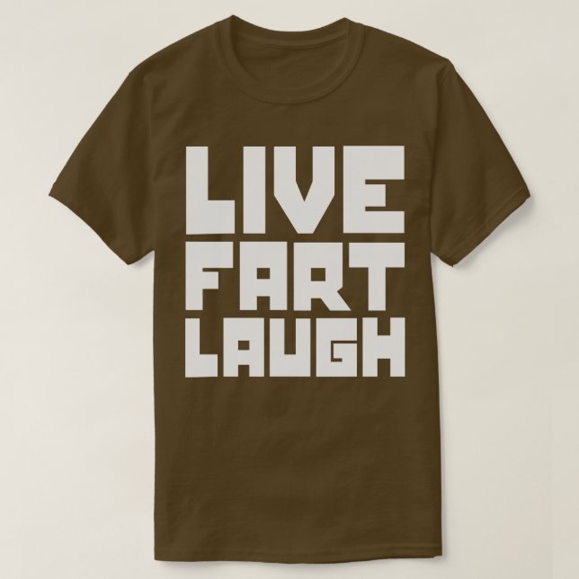 T-shirt Rire de fart vivant (Design devant)