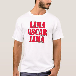 T-shirt Rire de Lima d'oscar de Lima de LOL fort