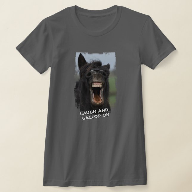T-shirt Rire et Gallop On (Poser)