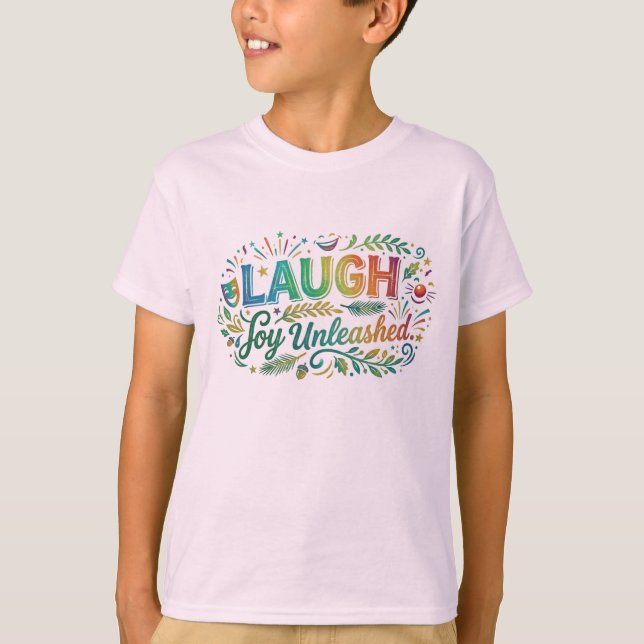 T-shirt Rire Joie Libérée (Devant)