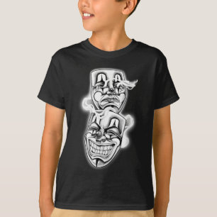 T-shirt Rire Maintenant Pleurer Plus Tard Chicano Tattoo F