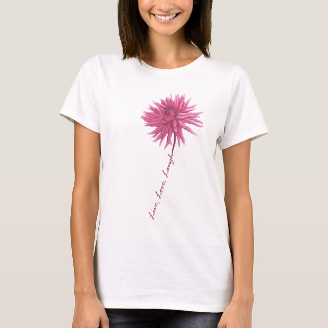 T-shirt Rire vivant vivant (Devant)
