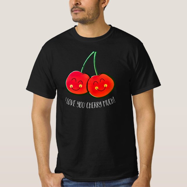 T-shirt Rires amoureuses : Le thème de la Saint Valentin (Devant)