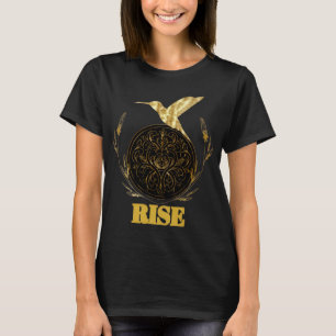 T-Shirt RISE Golden Phoenix pour l'autonomisation