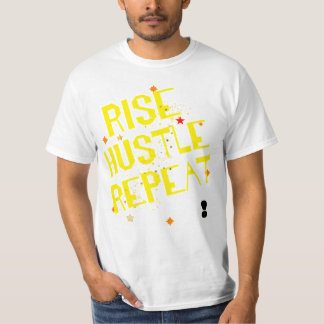 T-shirt Rise hostle repeat trending motiveted T shirt 