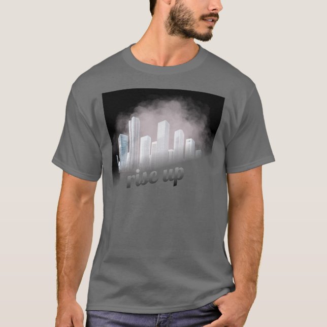 T-shirt Rise Up Vươn Lên Giữa Thành Phố Mờ Sương | Urban T (Devant)