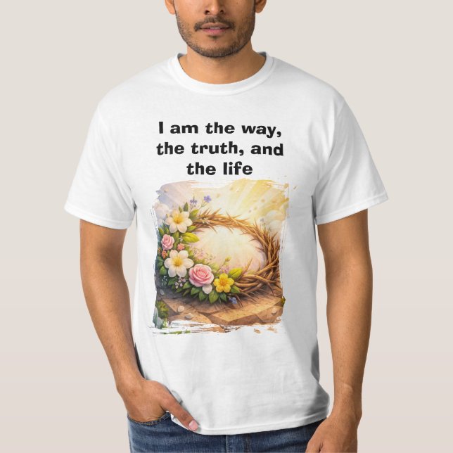 T-shirt Risen Jesus Empty Tomb 3D Papercut Men’s Tee (Devant)