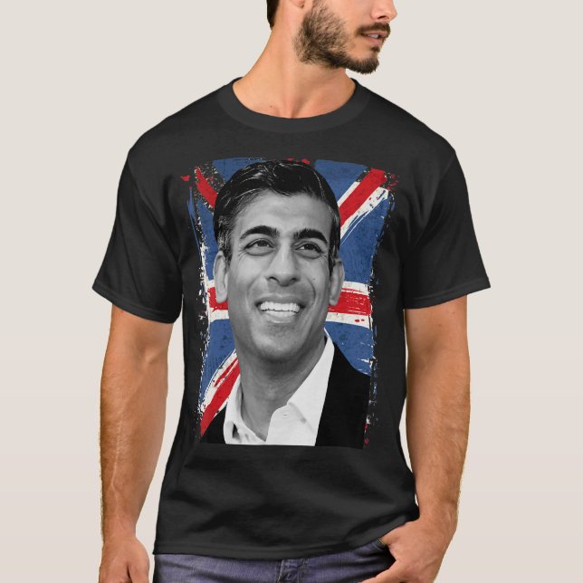 T-shirt Rishi Sunak - Premier ministre britannique, conser (Devant)