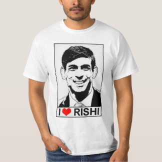 T-shirt Rishi sunak rétro