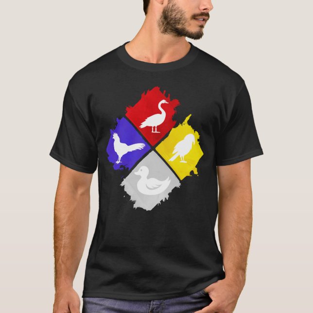 T-shirt Risque d'oiseaux (Devant)