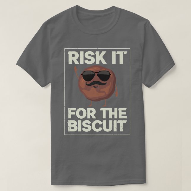 T-shirt Risque Pour Les Biscuits Biscuit Biscuits (Design devant)
