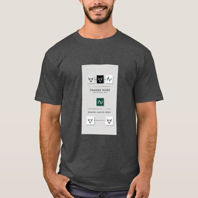 T-shirt Risque. Récompense. Recommencer. - Pro Trader Tee (Devant)