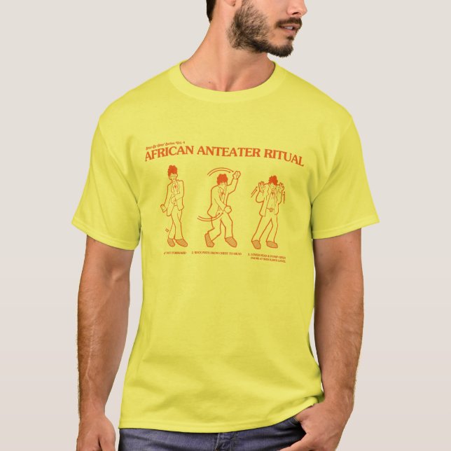 T-shirt Rituel africain de fourmilier (Devant)