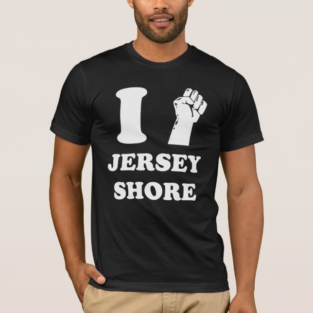 T-shirt Rivage du Jersey de pompe du poing I (Devant)