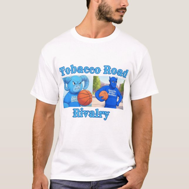 T-shirt Rivalité de la route du tabac (Devant)