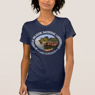 T-shirt Rive d'un lac de ressortissant d'îles d'apôtre