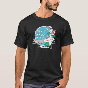 T-shirt Rive nord Oahu Surfer Pipeline Hawaii Whale Watt