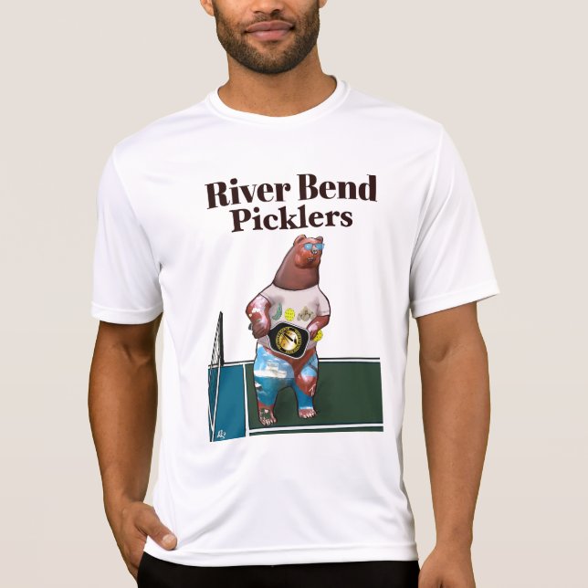 T-shirt River Bend Picklers pickleball new bern nc (Devant)
