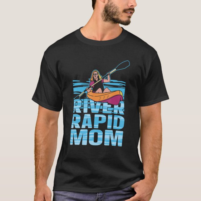 T-shirt River Rapid Mom River Rapids Rafter Rafting (Devant)