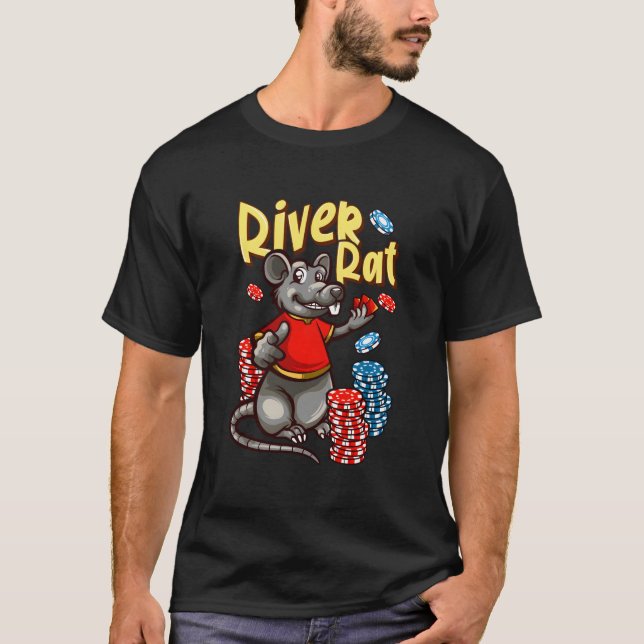 T-shirt River Rat Poker (Devant)