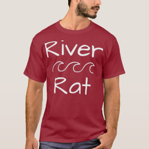 T-shirt River Rat Rafting Kayak Canoë Camping