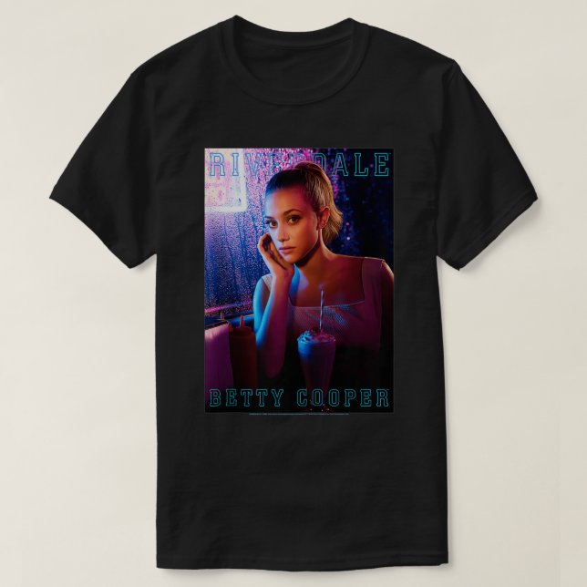 T-shirt Riverdale Betty Cooper fermeture éclair (Design devant)