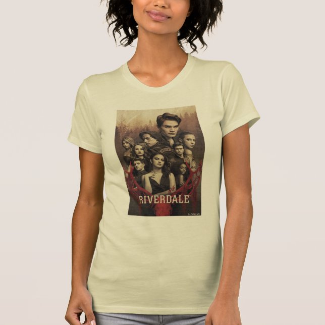 T-shirt Riverdale Deer Skull Poster (Devant)