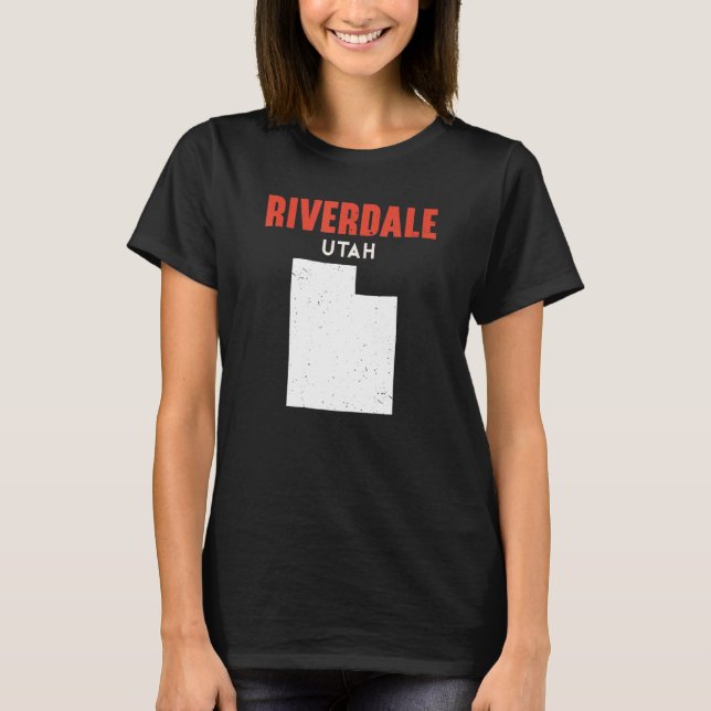 T-shirt Riverdale Utah USA State America Travel Utahan (Devant)