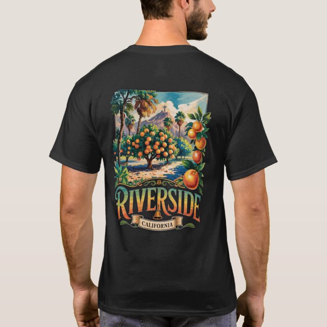 T-shirt Riverside California (Dos)