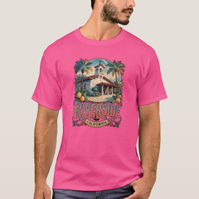 T-shirt Riverside California (Devant)