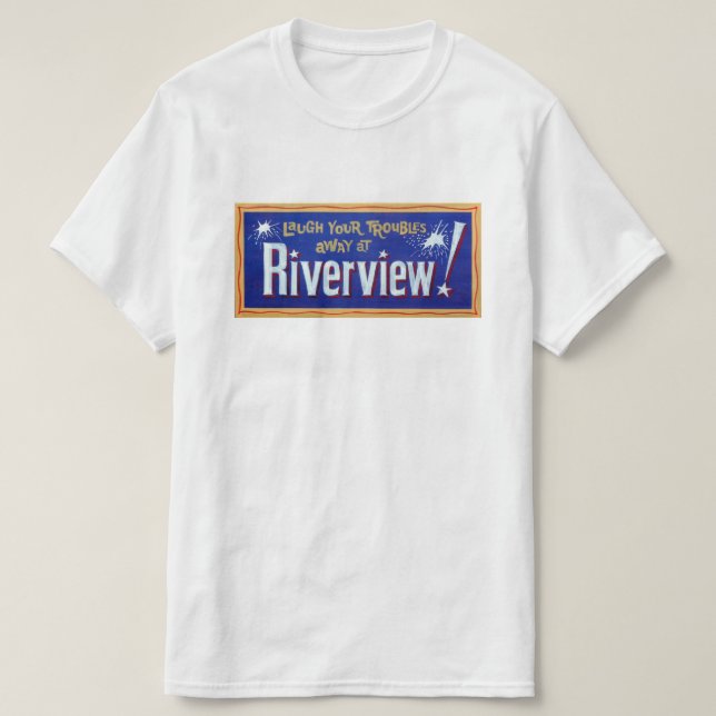 T-shirt Riverview Amusement Park, Chicago, Illinois (Design devant)