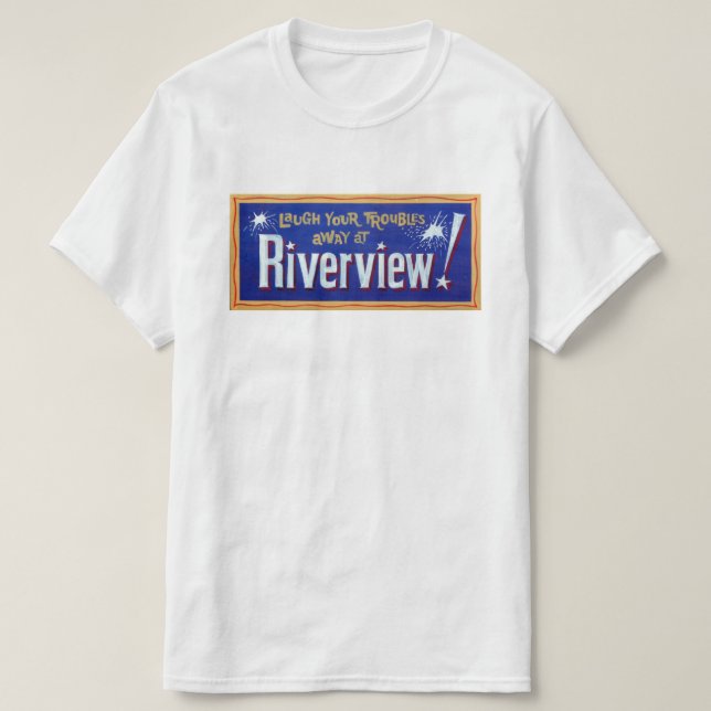 T-shirt Riverview Amusement Park, Chicago, Illinois (Design devant)